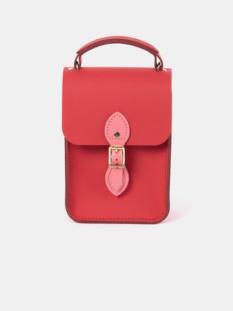 The Cambridge Satchel Company The Mini Binocular Bag - Rouge & Strawberry Pink