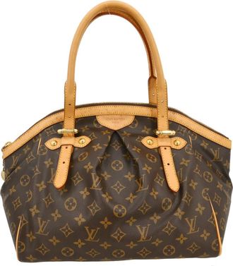 Louis Vuitton Tivoli Handbag Monogram Canvas Brown Canvas Handbag (Pre-Owned)