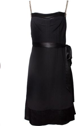 Dolce & Gabbana Pre-owned Womens Dolce&Gabbana black dress Wool - Size EU 36 (Womens)