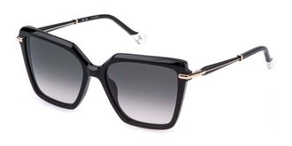 Yalea SYA195 BRANCA 0700 Womens Sunglasses Black Size 56