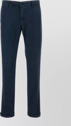 Incotex tailored trousers with pockets and cuffs