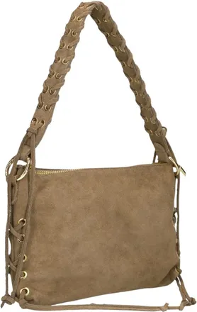 Notre-V Verony Su&egrave;de Tas - Dames - Tassen - Beige - Maat: ONE Size Su&egrave;de