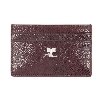 Courr&egrave;ges Ac Card Holder - female - Courr&egrave;ges - Wallets & Cardholders - Red - ONE SIZE - Accessories