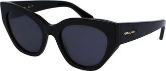 Ferragamo Womens Ferragamo Logo 55Mm Sunglasses