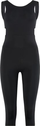 Live The Process Orbit jumpsuit met open rug - Zwart