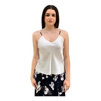 Max Mara Sleeveless Tops, female, White, Size: M Top