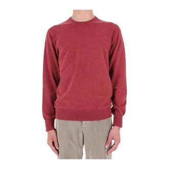 Ballantyne Crewneck - Heren - Truien - Rood - Maat: M Kasjmier