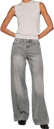 DL1961 Grey Washed Wide Leg Jeans Size 24/61