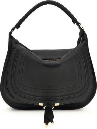 Chlo&eacute; Black Calf Leather Bos Taurus Shoulder Womens Bag