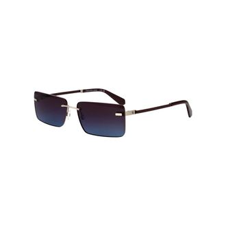 Calvin Klein Jeans Rectangle Sunglasses - male - Calvin Klein Jeans - Sunglasses - Blue - 61 MM - Accessories