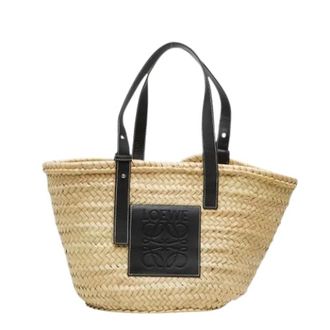 Loewe Pre-owned Tote Bags, female, Beige, Size: ONE SIZE Pre-owned Basket Handbag