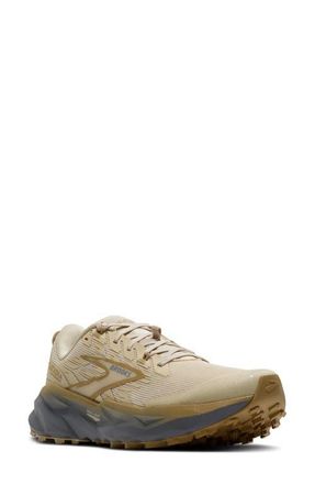 Brooks Cascadia 19 Trail Running Shoe in Sand/primer/starfish at Nordstrom, Size 7.5
