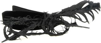 Comme Des Gar&ccedil;ons Deconstructed Sculptural Headband - Black