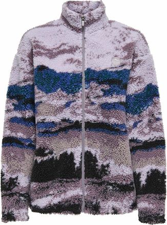 Only Play Bedrukte fleece met ritssluiting Sik