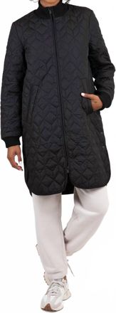 Ilse Jacobsen Padded Quilt Coat In Black