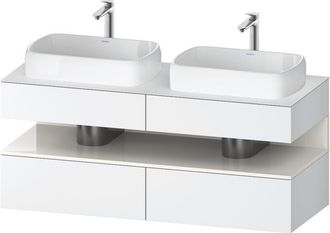Duravit Qatego Consola Mueble Bajo Lavabo, 2 Extensiones, 2 - Duravit