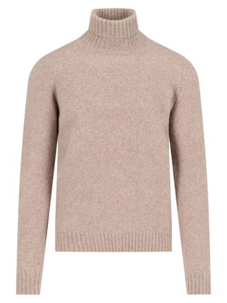 Drumohr Beige Turtle Neck Sweater