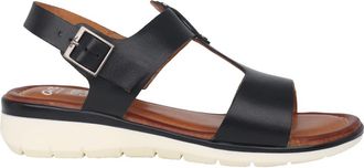Ara Zwarte damessandaal voor de zomer - Dames - Sandalen - Zwart - 37 EU - Leer - Schoenen
