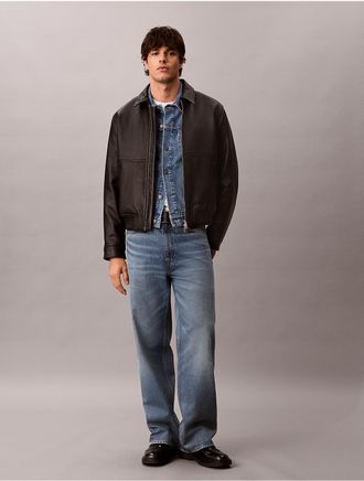 Calvin Klein Jeans Calvin Klein Mens Baggy Jeans - Blue - 30W x 30L