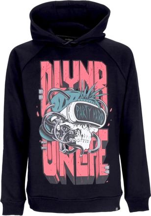 Dolly Noire Skull Party Hoodie Zwart - Heren - Hoodies - Zwart - L - Katoen - Hoodies & sweatvesten