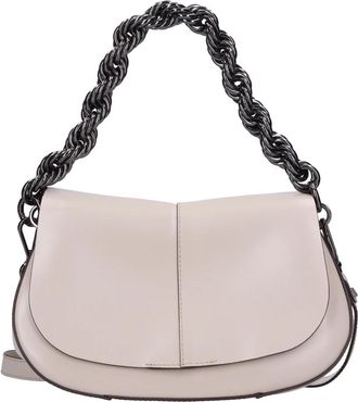 Gianni Chiarini Schoudertas - Dames - Schoudertassen - Beige - ONE Size - Leer - Tassen