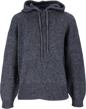 Kangra Cashmere Relaxed-Fit Hooded Sweatshirt in Soft Textured Knit