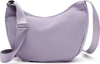 Baggallini Swift Crescent Crossbody Cross Body Womens Handbags B-lite Lilac, Nylon