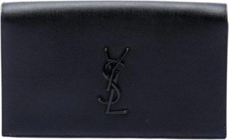 Saint Laurent Pre-owned Canvas clutches - Dames - Vintage Clutch - Zwart - ONE Size - Vintage