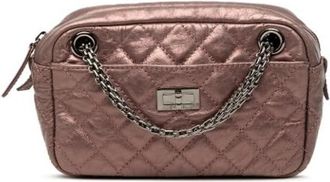 Chanel Pre-owned Quilted Crossbody Bag - Dames - Vintage Schoudertas - Roze - ONE Size - Leer - Vintage