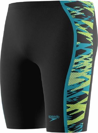 Speedo Hyperboom Splice Jammer-shorts voor heren (Antraciet/Teal)
