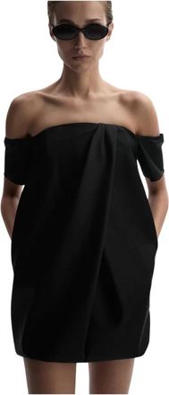 Magda Butrym Korte jurk - Dames - Korte kleedjes - Zwart - XS - Wol - Kleedjes