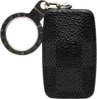 Louis Vuitton Pre-owned Accessories, female, Black, Size: ONE SIZE Pre-owned Damier Graphite Key Chain
