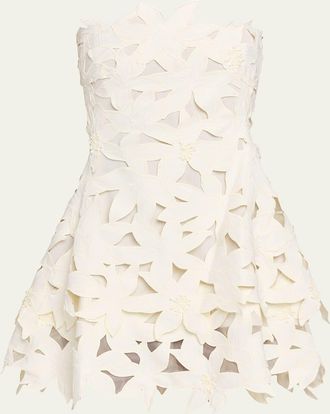 SIMKHAI Miri Floral Embroidered Mini Dress