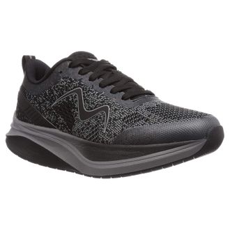Mbt Huracan 3000 Textile Synthetic Womens Lace Up Trainers - Black Castlerock - Size:UK 3.5
