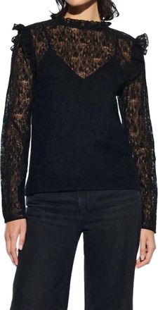 Nation Ltd Cara Top In Jet Black