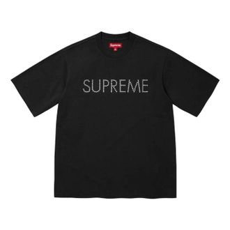 SUPREME FW26 Hearts Studded S/S T-Shirt Black SUP-FW26-081-BLK