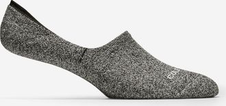 Cole Haan Mens Casual Cushion Sock Liner - 2 Pack - Black