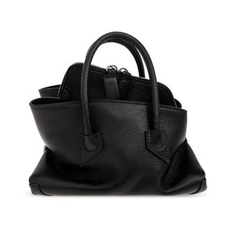 The Attico Dames, Tassen, Zwart, Maat: ONE Size Leer