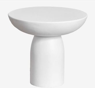 Sklum Sklum - Mesa Auxiliar Redonda En Cemento (&oslash;50 Cm) Zenadia