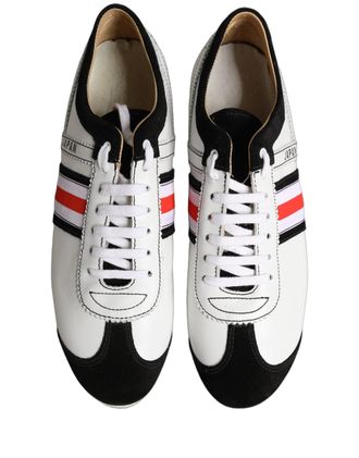 Dolce & Gabbana Leather Low-Top Sneaker - White