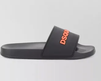Dsquared2 rubber logo slides