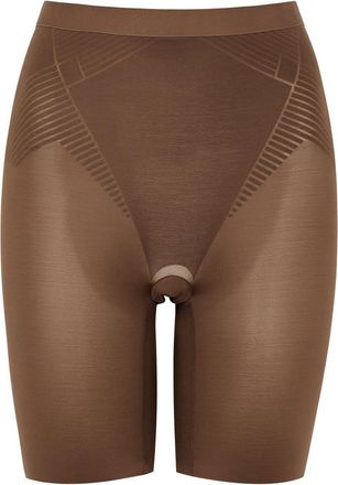 Spanx Thinstincts 2.0 Mid-thigh Shorts - Brown - XS (UK6 / XS)