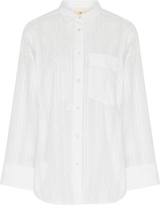 Julie Fagerholt - Heartmade Shirt - Dames - Overhemden - Wit - L - Overhemden