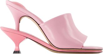 Jacquemus Les Doubles Mules - Jacquemus - Leather - Pink
