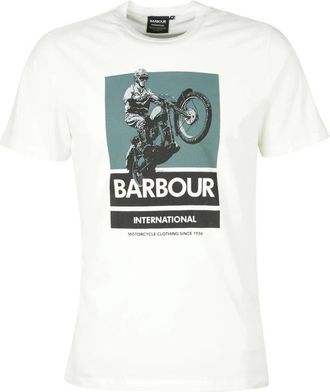 Barbour Heren, Tops, Wit, Maat: 2XL Katoen