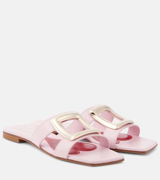 Roger Vivier Beige Suede Slidy Viv Mule from $892.00 - on