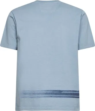 C.P. Company Mens T-Shirt Cotton Jersey Grey T-Shirts And Polos