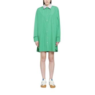 Loewe Shirt Dresses - Dresses - Mujer - Verde - S