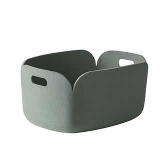 MUUTO Restore Aufbewahrungskorb 48 x 35 cm, dusty green