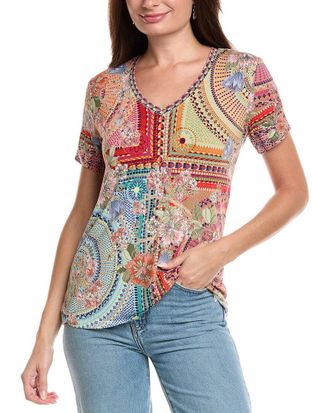 Johnny Was The Janie Favorite V-Neck T-Shirt